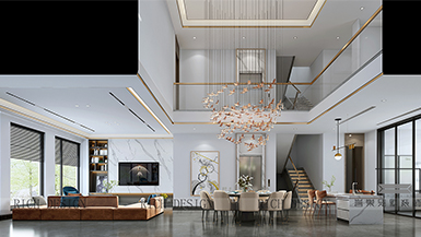 中海九號公館750平現(xiàn)代風格裝修效果圖