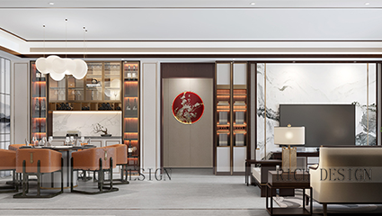 陽光粵海意式輕奢196平家裝設(shè)計