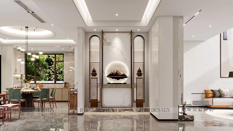 碧桂園正苑現(xiàn)代風格300平別墅裝修效果圖