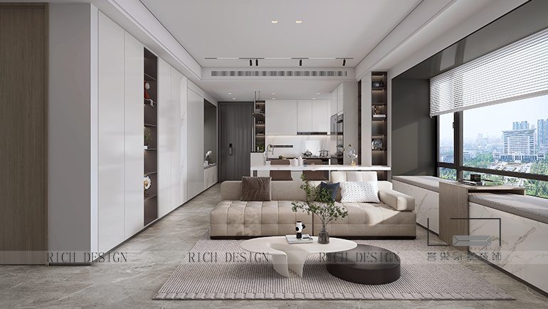 天鵝堡三期現(xiàn)代風格別墅裝修設計效果圖