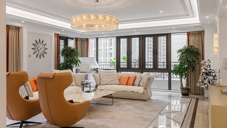 山語清暉315㎡簡歐風(fēng)格裝修實景圖